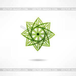 Eco icon - vector clip art