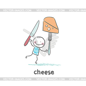 Cheese - vector clip art