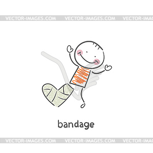 Bandage - royalty-free vector clipart