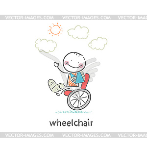 Wheelchair - vector image