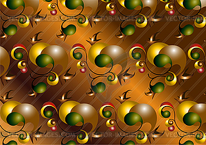 Abstract background with prominent shape - color vector clipart
