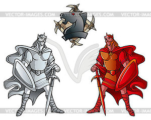 Chess set: Kings - vector clip art