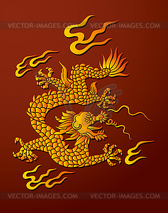 Chinese dragon - vector clip art