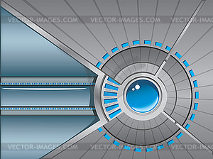 Technological background - vector EPS clipart