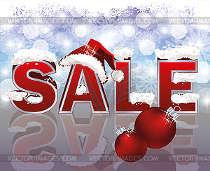 Christmas sale banner, Vector Illustration  - vector image