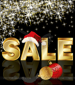 Christmas sale - vector clipart