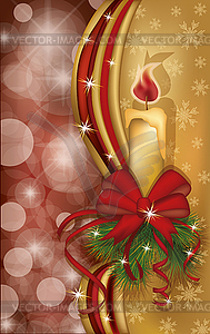 Merry Christmas banner, illustration  - vector image