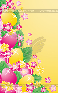 Easter banner. illustration  - vector image