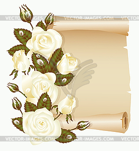 Wedding greeting card, illustration  - royalty-free vector image