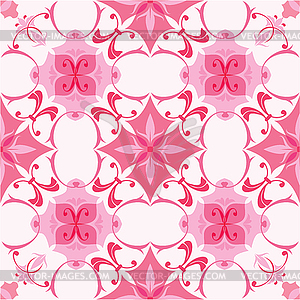 Seamless pattern in pink colors - vector EPS clipart