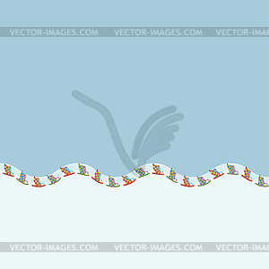 Walking shoe illustrator pattern brush - vector image