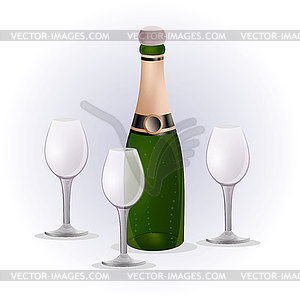 Champagne - vector clipart