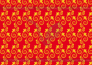 Seamless floral pattern - vector image