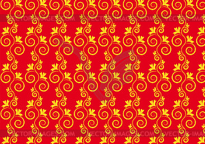 Seamless floral pattern - vector image