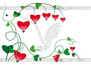 Ornament Heart - vector image