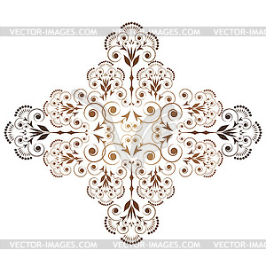 Ornamental vignette - vector image