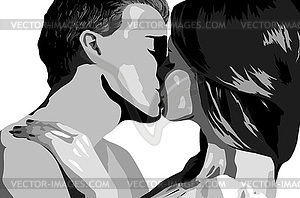 Kiss - vector clipart