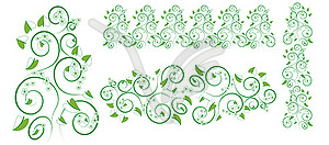 Floral ornament - vector clipart