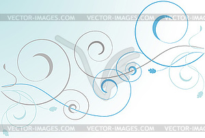 Abstract background with swirls - vector image