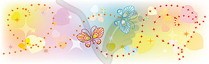 Butterfly lovers - vector image