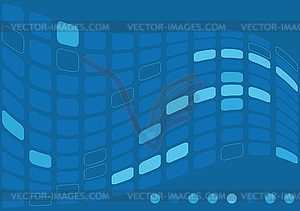 Blue abstract background - vector image