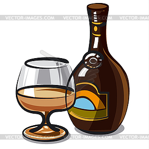 Cream liqueur - vector clipart / vector image