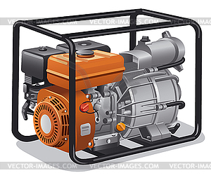 Immovable power generator - vector EPS clipart