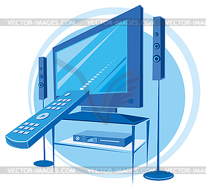 Home Theater - vector image