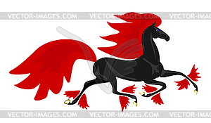 Argamak horse - vector clipart