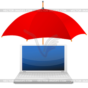 Security of information icon - vector clipart / vector image