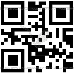 Qr code for smart phone - vector image