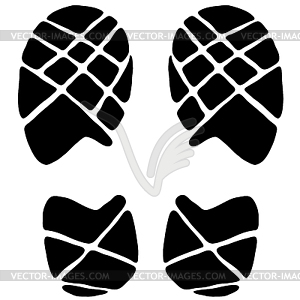 Footstep icon - royalty-free vector clipart