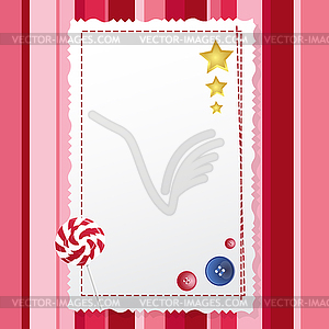 Scrapbook background - vector clip art