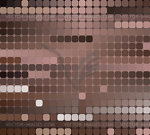 Chocolate tile mosaic - vector image