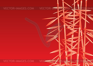 Bamboo forest - vector image