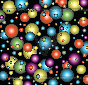 Bubbles - color vector clipart