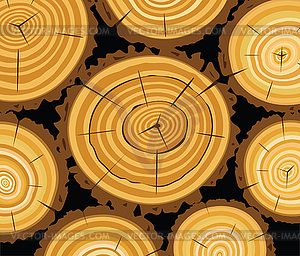 Wooden background - vector clipart / vector image