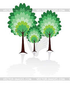 Семья дерево - клипарт в векторе / векторное изображение