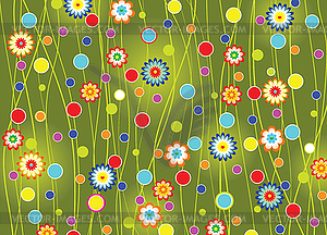 Floral background - vector image