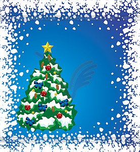 Christmas tree - vector image