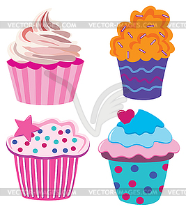 Cupcakes - vector clipart