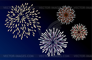 Fireworks Vector Image