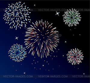 Fireworks - stock vector clipart