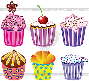 Cupcakes - vector clipart