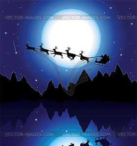 Winter holiday background - vector image