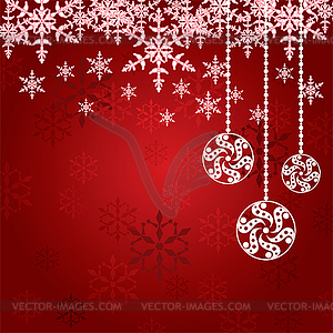 Abstract winter background - royalty-free vector clipart