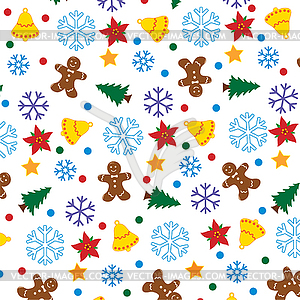 Winter holiday background - vector image