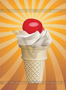  icecream cone - vector clipart