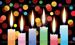 Candles  - vector clip art