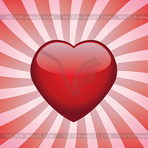 Heart - color vector clipart